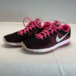 Nike flex fury vivid PINK sneakers 705460-001 sz 6.5Y
